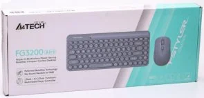 Фото: Комплект клавіатура+миша A4tech FG3200 Air2 Wireless Blue (FG3200 Air2 (Blue)) № 11 | KTC