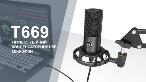 Мікрофон Fifine T669 USB Black