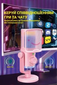 Фото: Мікрофон Fifine TAM6P Pink № 14 | KTC