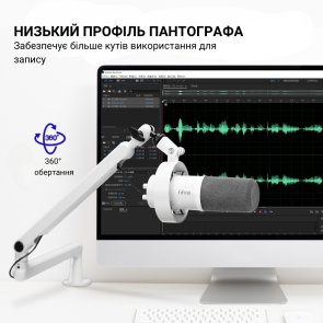  Мікрофон Fifine T688W White