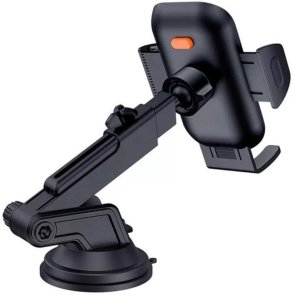 Кріплення для мобільного телефону Baseus UltraControl Go Series Clamp-Type Black (C40361600111-00)