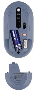 Фото: Миша 2E MF300 Flora Mallow Silent Wireless Blue (2E-MF300WFLORABL) № 5 | KTC