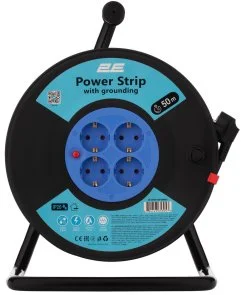 Фото: Подовжувач 2E CR4315IP20M50 4/50m Black/Blue (2E-CR4315IP20M50) № 3 | KTC