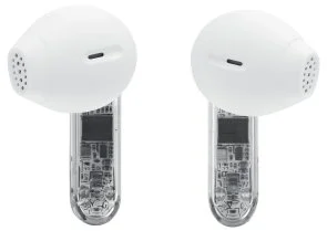 Фото: Навушники JBL Tune Flex 2 Ghost Edition White (JBLTFLEX2GWHT) № 3 | KTC