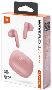 Навушники JBL Wave Flex 2 Pink (JBLWFLEX2PIK)