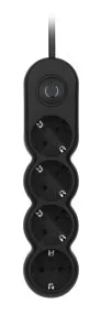 Фото: Мережевий фільтр 2E U04VESM3BK 4/3m Black (2E-U04VESM3BK) № 2 | KTC