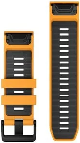 Фото: Ремінець Garmin QuickFit - 26mm Watch Bands Spark Orange/Graphite Silicone (010-13393-01) № 2 | KTC