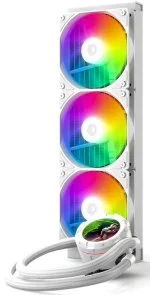 Фото: Система рідинного охолодження ID-COOLING Space LCD SL360 XE White № 3 | KTC
