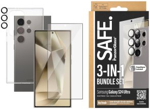 Чохол PanzerGlass for Samsung S24 Ultra - Safe 3in1 Pack (PG_BSAFE95674)