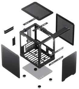 Фото: Корпус Jonsbo C6 Handle Black with mesh side panel № 23 | KTC