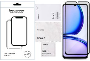 Захисне скло BeCover for Realme C61 - Black (711809)