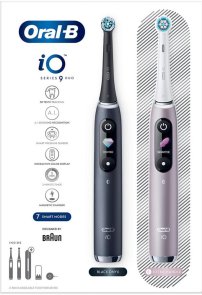 Електрична зубна щітка Braun Oral-B iO Series 9 iOM9d.2J2.2AD DUO Black plus Pink (Series 9 iOM9d.2J2.2AD DUO (2))