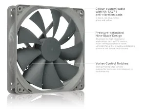 Фото: Кулер Noctua NF-P14s redux-1500PWM Grey № 7 | KTC
