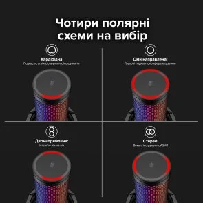 Фото: Мікрофон HyperX QuadCast 2 S RGB Black № 12 | KTC