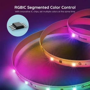 Фото: LED-стрічка Govee H618C LED Strip Ligh 10m RGBIC WI-FI/Bluetooth White (H618C3D1) № 3 | KTC