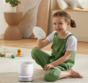 Фото: Зволожувач повітря Govee H7161 Aroma Diffuser RGBIC White Noise White (H7161301) № 9 | KTC