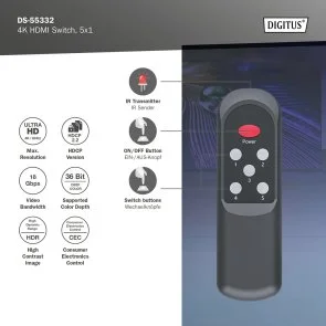 Фото: Сплітер Digitus DMI DS-55332 v2.0 Black № 3 | KTC