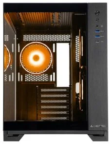 Фото: Корпус Chieftec Visio Black with window (GM-30B-TG-OP) № 2 | KTC