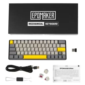 Фото: Клавіатура Epomaker EP64 Mulan Switch Hot-Swap RGB Black (EP64-B-M) № 6 | KTC
