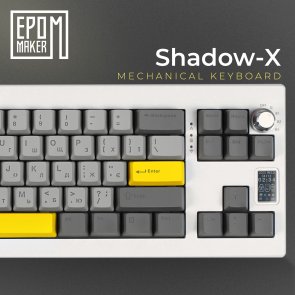 Клавіатура Epomaker Shadow-X Mulan Switch Hot-Swap RGB WL/BT/USB White (SHX-W-M)