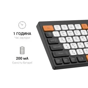 Фото: Клавіатура OfficePro SK955B Wireless Black № 7 | KTC