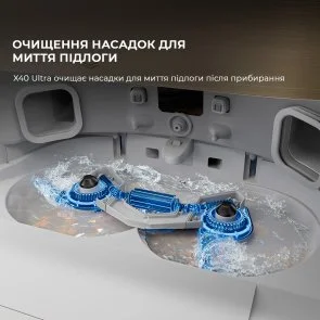 Фото: Робот-пилосос Dreame Bot X40 Ultra White (RLX63CE-Wh) № 16 | KTC