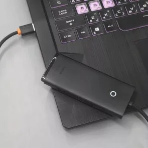 Фото: USB-хаб Baseus Lite Series 4 Port Black (WKQX030001) № 6 | KTC