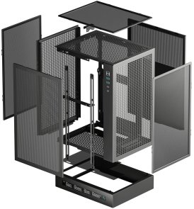 CH170 Digital Black with mesh side panel