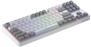 Фото: Клавіатура Hator Rockfall 3 Mecha TKL Aurum Orange Linear rev.2.0 White (HTK851UA) № 3 | KTC