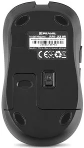 Фото: Миша Real-EL RM-331W Black (EL123200044) № 10 | KTC
