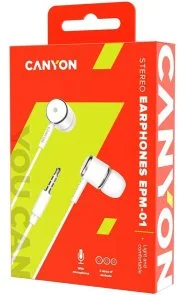 Фото: Навушники Canyon CNE-CEPM01W White № 3 | KTC