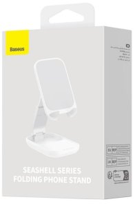 Універсальний тримач Baseus Seashell Series Folding Phone Stand Cluster Moon White (B10551500211-00)