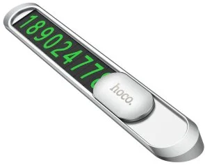Фото: Тимчасова карта паркування Hoco PH41 Promise metal hidden stop sign silver (6931474748799) № 4 | KTC