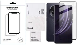 Фото: Захисне скло BeCover for Realme 13 Plus 5G - Black (712502) № 2 | KTC