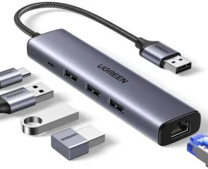Фото: USB-хаб UGREEN USB 3.0 CM475 5in1 (60554) № 2 | KTC