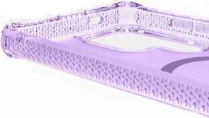 iTSkins for Samsung S25 Ultra - HYBRID R VAPOR with MagSafe Light Purple