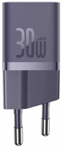 Зарядний пристрій Baseus GaN5FC mini 1C 30W Purple with Type-C/Type-C (P10110902523-00)