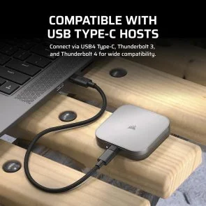 Фото: Зовнішній SSD-накопичувач Corsair EX400U 1TB (CSSD-EX400U1TB) № 7 | KTC