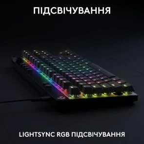 Фото: Клавіатура Logitech G Pro X TKL Rapid Linear Black (920-013233) № 6 | KTC
