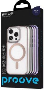 Чохол Proove for Apple iPhone 16 Pro - Blur Case with Magnetic Ring Midnight Blue (PCBCIP16P008)