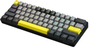 Фото: Клавіатура GamePro MK130G Pro Outemu Red Switch Hot-Swap RGB USB/WL/BT Black/Grey № 2 | KTC