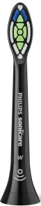 Фото: Насадка для зубної щітки Philips Sonicare W Optimal White Black 4 pcs (HX6064/88) № 2 | KTC