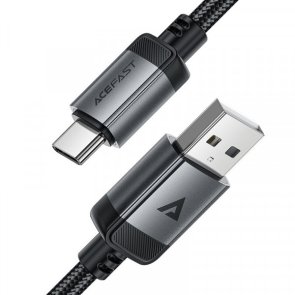 Кабель Acefast C20-04 3A AM / Type-C 1.2m Black/Grey (6974316283782)