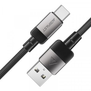 Кабель Acefast C9-04 3A AM / Type-C 1.2m Black/Grey (6974316283010)