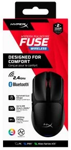 Фото: Миша HyperX Pulsefire Fuse Wireless/BT Black (A1KY6AA) № 12 | KTC