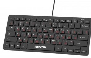 Клавіатура компактна Maxxter KBM-C01B-UA Black