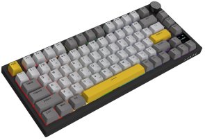 Клавіатура Ajazz AK820 Pro Flying Fish Switch RGB With Screen Wireless Black (AK820PRO-FF-BGY)