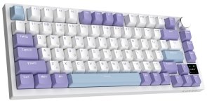 Клавіатура Ajazz AK820 Pro Flying Fish Switch RGB With Screen Wireless Purple (AK820PRO-FF-PWB)