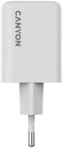 Фото: Зарядний пристрій Canyon CU45AC GaN 45W White (CNS-CUW45AC) № 4 | KTC