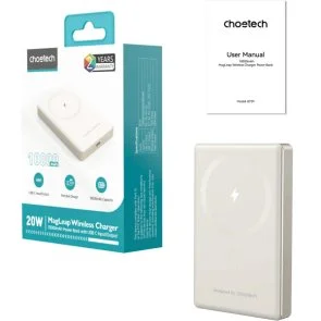 Фото: Батарея універсальна Choetech B739 10000mAh 20W Beige (B739-CCCWH) № 3 | KTC